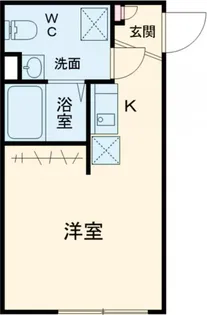 アミスタ新小岩【1階】の間取り