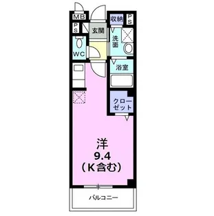 アームズTAKAMI A【2階】の間取り