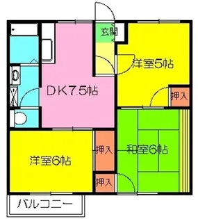 神奈川県相模原市中央区清新5【アパート】の間取り