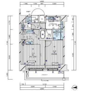 東京都台東区千束3【マンション】の間取り