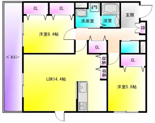 La Maison Blanche(ラ メゾン ブランシェ)【1階】の間取り