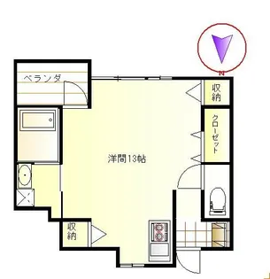 東京都世田谷区代沢4【アパート】の間取り