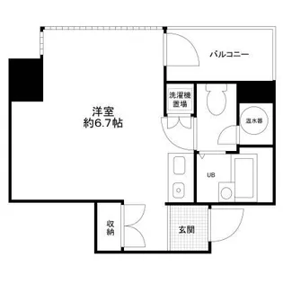 東京都渋谷区幡ヶ谷1【マンション】の間取り