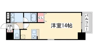 セレッソコート新大阪【9階】の間取り