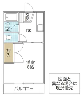 パークサイドII【1階】の間取り