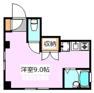 中村ハイム【1階】の間取り