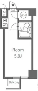 ハイツ芝大門【3階】の間取り