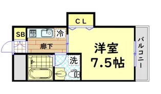 la・HAL【7階】の間取り