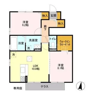 ソレイユIII【1階】の間取り