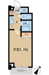 JC西馬込【3階】の間取り