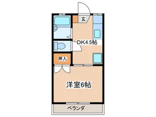 サンビレッジ・セイタ【1階】の間取り
