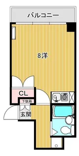ツインパレス【5階】の間取り