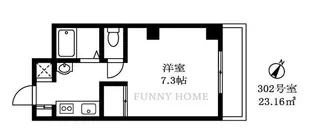 エテルノ明大前【3階】の間取り