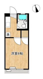 マンション三祥【4階】の間取り