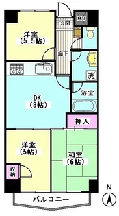 フォレスト池上【2階】の間取り