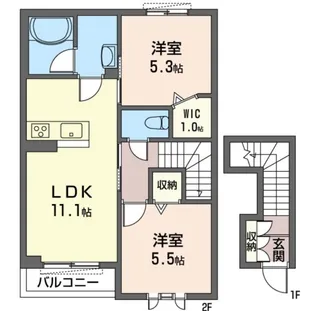 ShaMaison トミーガーデンG【2階】の間取り