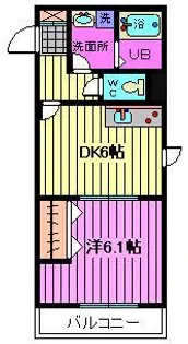 イージスワン【3階】の間取り