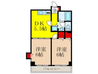 プライムアーバン新宿落合【5階】の間取り