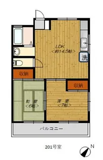 ならしの.com【2階】の間取り