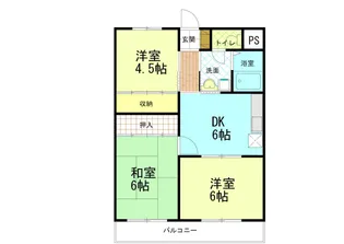 アベニールA【1階】の間取り