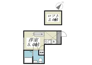ベイルーム和田町【2階】の間取り