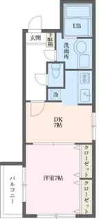 ウィンベルデュエット恵比寿4【1階】の間取り