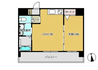 ハイグランデ矢上【2階】の間取り