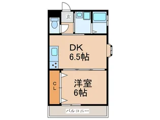 ハウスコットンテ-ル【2階】の間取り