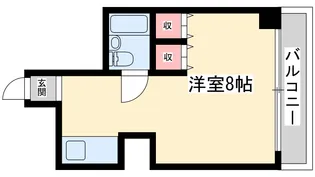 ユニオンハイツ【4階】の間取り