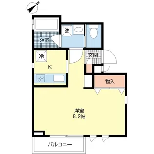 INA【1階】の間取り