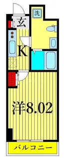 HF葛西レジデンス【6階】の間取り