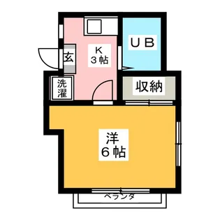 平成コーポ【1階】の間取り