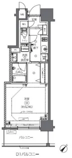 ZOOM日本橋馬喰町【9階】の間取り