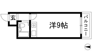 クレインビル中央町【2階】の間取り