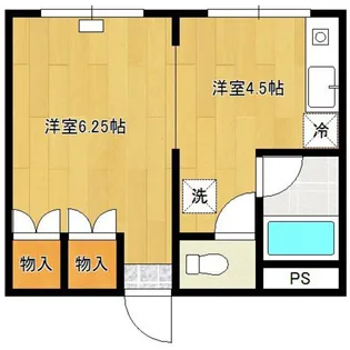 エルストファーゼ水元町I【1階】の間取り