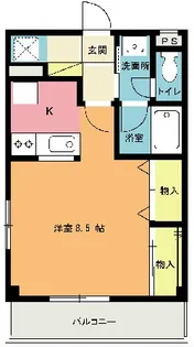 メゾン・エクスバル【2階】の間取り
