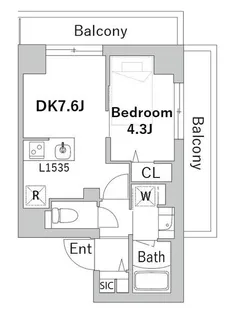 Cordelia荻窪【4階】の間取り