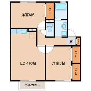 コートフィギュー【1階】の間取り
