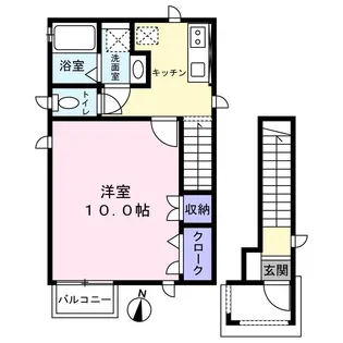 RMヒルズ東黒松【2階】の間取り