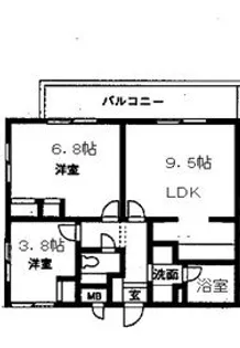 ヴェール小日向【1階】の間取り