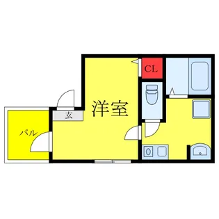 MON REVE 横浜【2階】の間取り