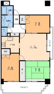 味酒直貴ビル【6階】の間取り