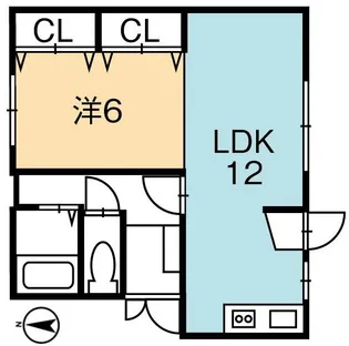 ル・ショコラ【3階】の間取り