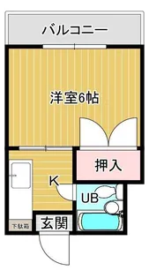 コーポ寿【2階】の間取り