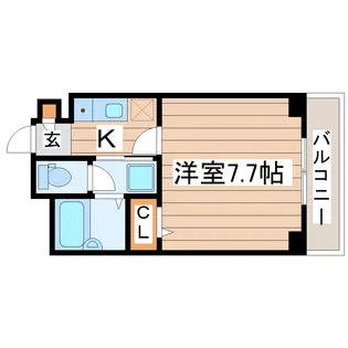 マイルストーン立町【2階】の間取り