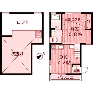 CASA桜橋【2階】の間取り