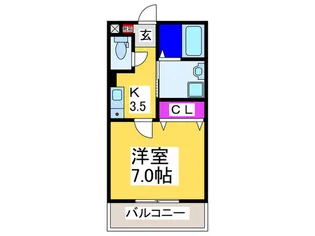 チェルシーテラス【2階】の間取り