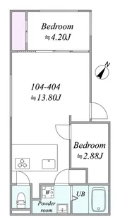 trias166【1階】の間取り