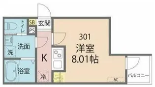 J Maison矢部I【3階】の間取り