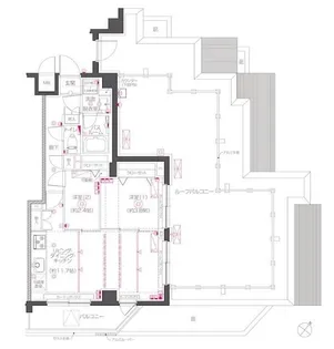 ZOOM下丸子【5階】の間取り